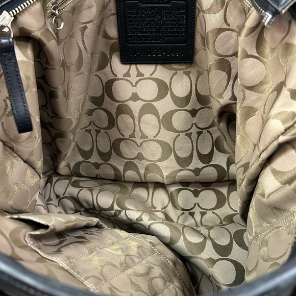 Coach Black Leather Tote Bag – Style No. A05S-6491 - Picture 12 of 16